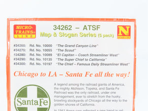 N Scale Micro-Trains MTL 34262 Atchison, Topeka & Santa Fe Box Car 5-Pack RTR