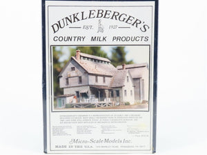 HO 1/87 Micro-Scale Models Kit #220 Dunkleberger's Country Milk Products -Sealed