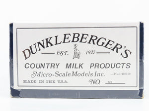 HO 1/87 Micro-Scale Models Kit #220 Dunkleberger's Country Milk Products -Sealed