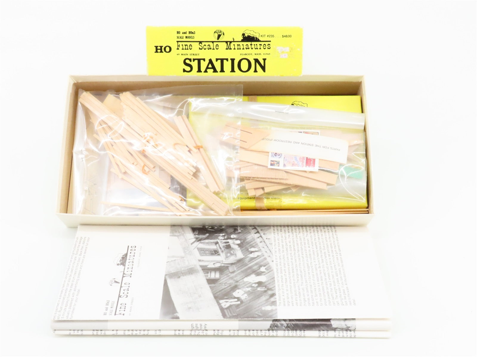 HO 1/87 Scale Fine Scale Miniatures Kit #235 Small Town Station