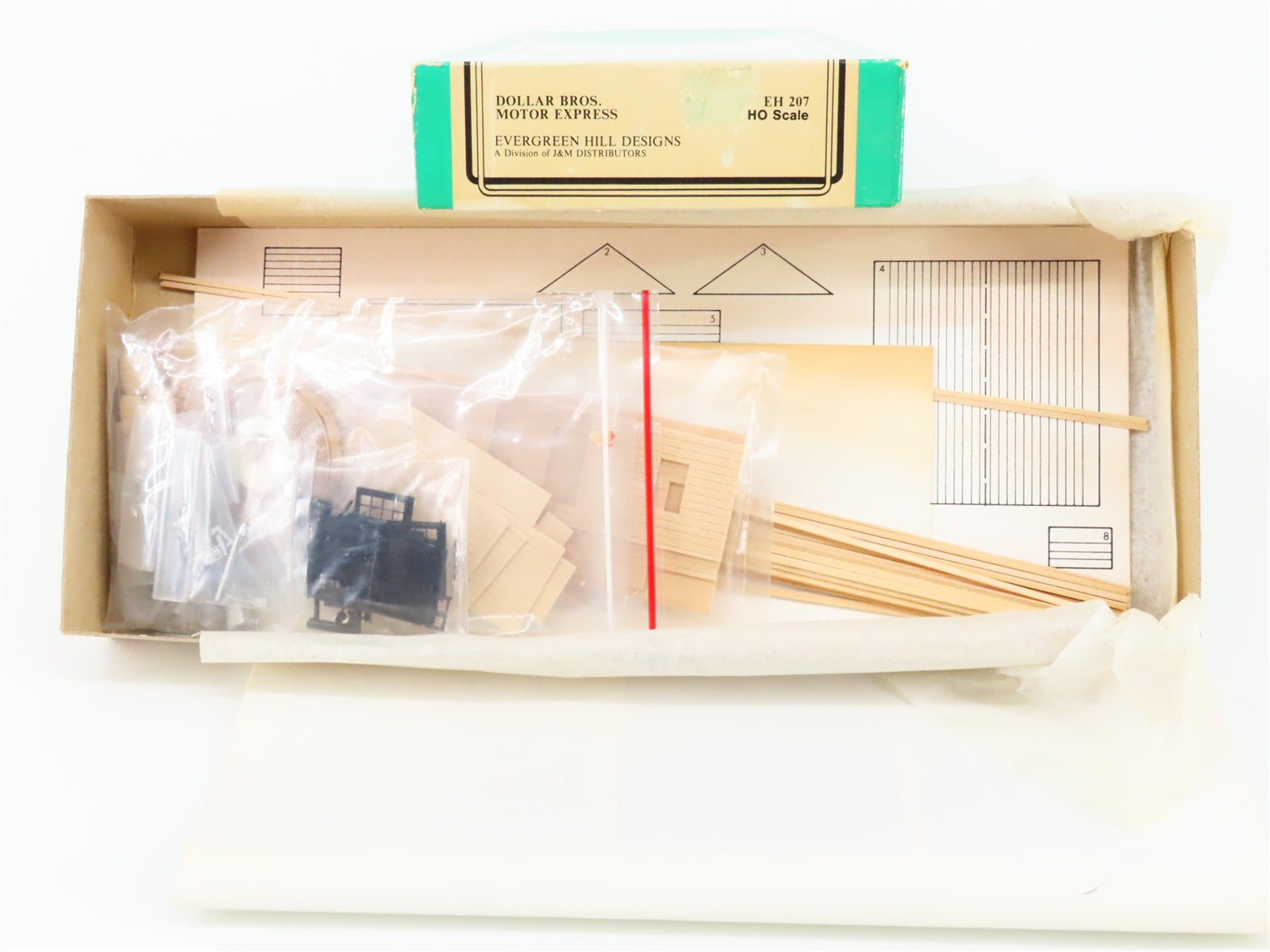 HO 1/87 Scale Evergreen Hill Designs Kit EH 107 Dollar Bros. Motor Express