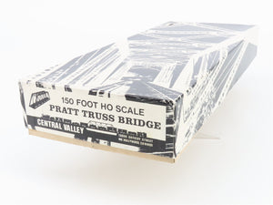 HO 1/87 Scale Central Valley Kit 150 Foot Pratt Truss Bridge