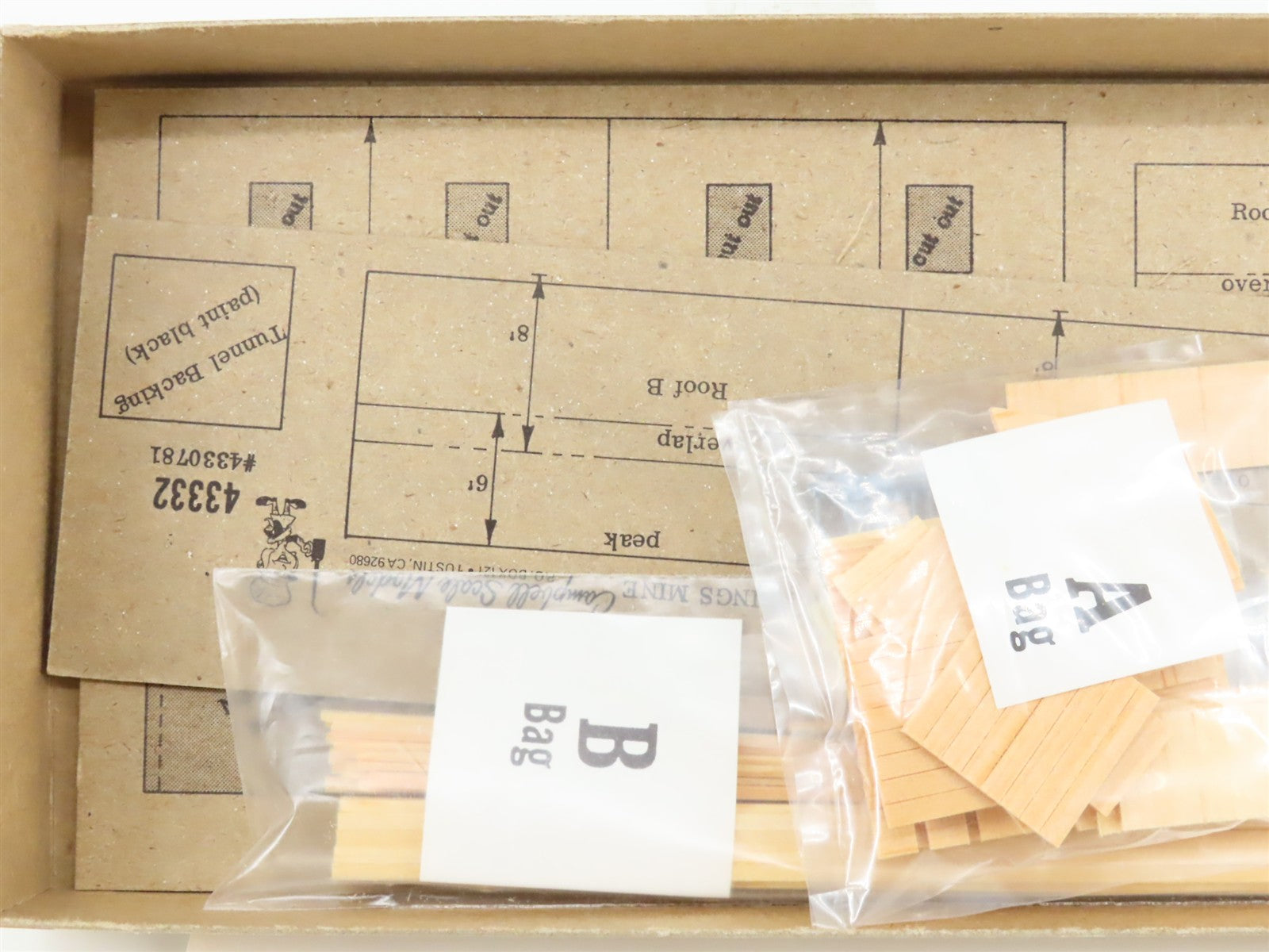 HO 1/87 Scale Campbell Kit #433 Idaho Springs Mine