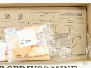 HO 1/87 Scale Campbell Kit #433 Idaho Springs Mine