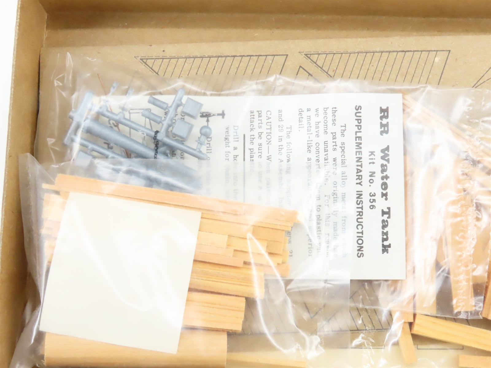 HO/HOn3 1/87 Scale Campbell Kit #356-1095 Railroad Water Tank