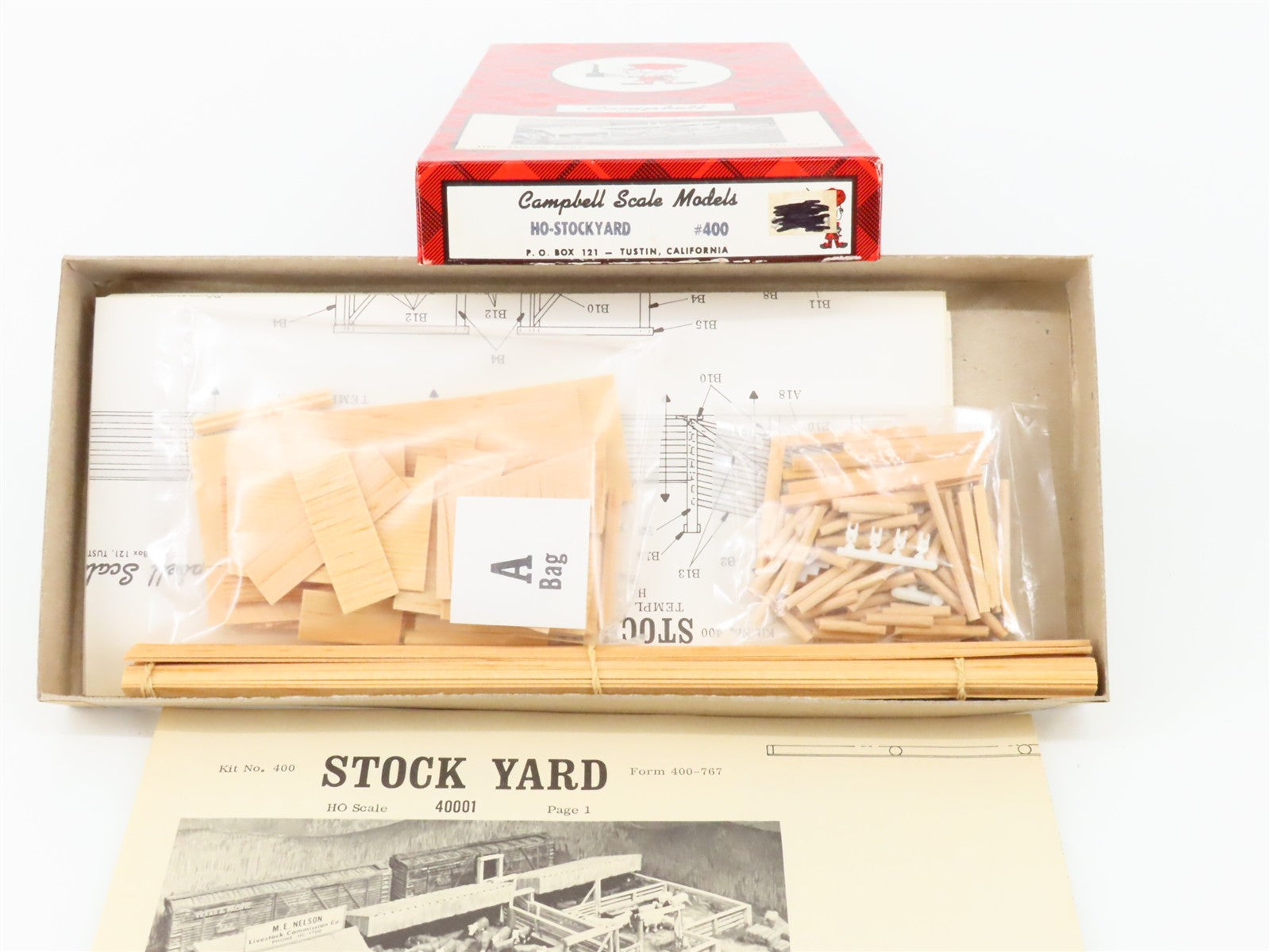 HO 1/87 Scale Campbell Kit #400 Stock Yard