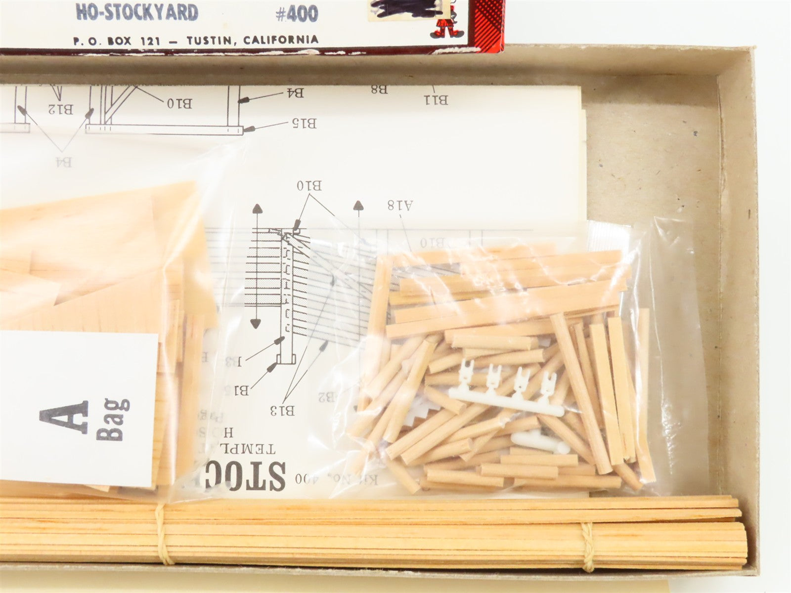 HO 1/87 Scale Campbell Kit #400 Stock Yard
