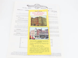 HO 1/87 Scale Magnuson Models Kit No. 439-511 Burndout's Fireproof Warehouse