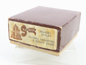 HO/HOn3 1/87 Sequoia Scale Models Kit No. 4011 Sandhouse & Bucket Crane