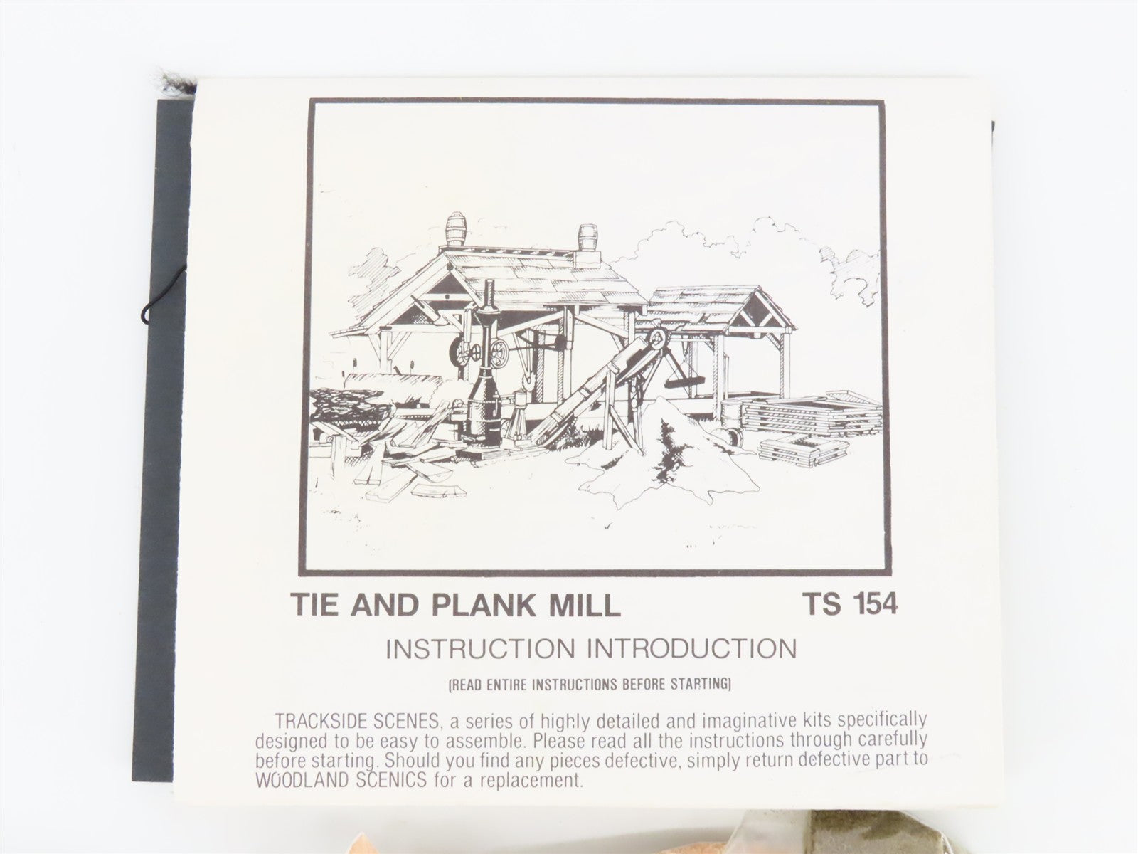 HO 1/87 Scale Woodland Scenics Kit TS 154 Tie & Plant Mill Trackside Scene