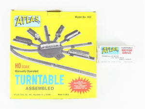 HO 1/87 Scale Atlas #302 Turntable w/ #301 Motor Drive