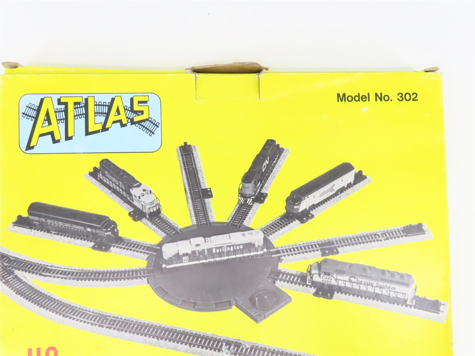 HO 1/87 Scale Atlas #302 Turntable w/ #301 Motor Drive