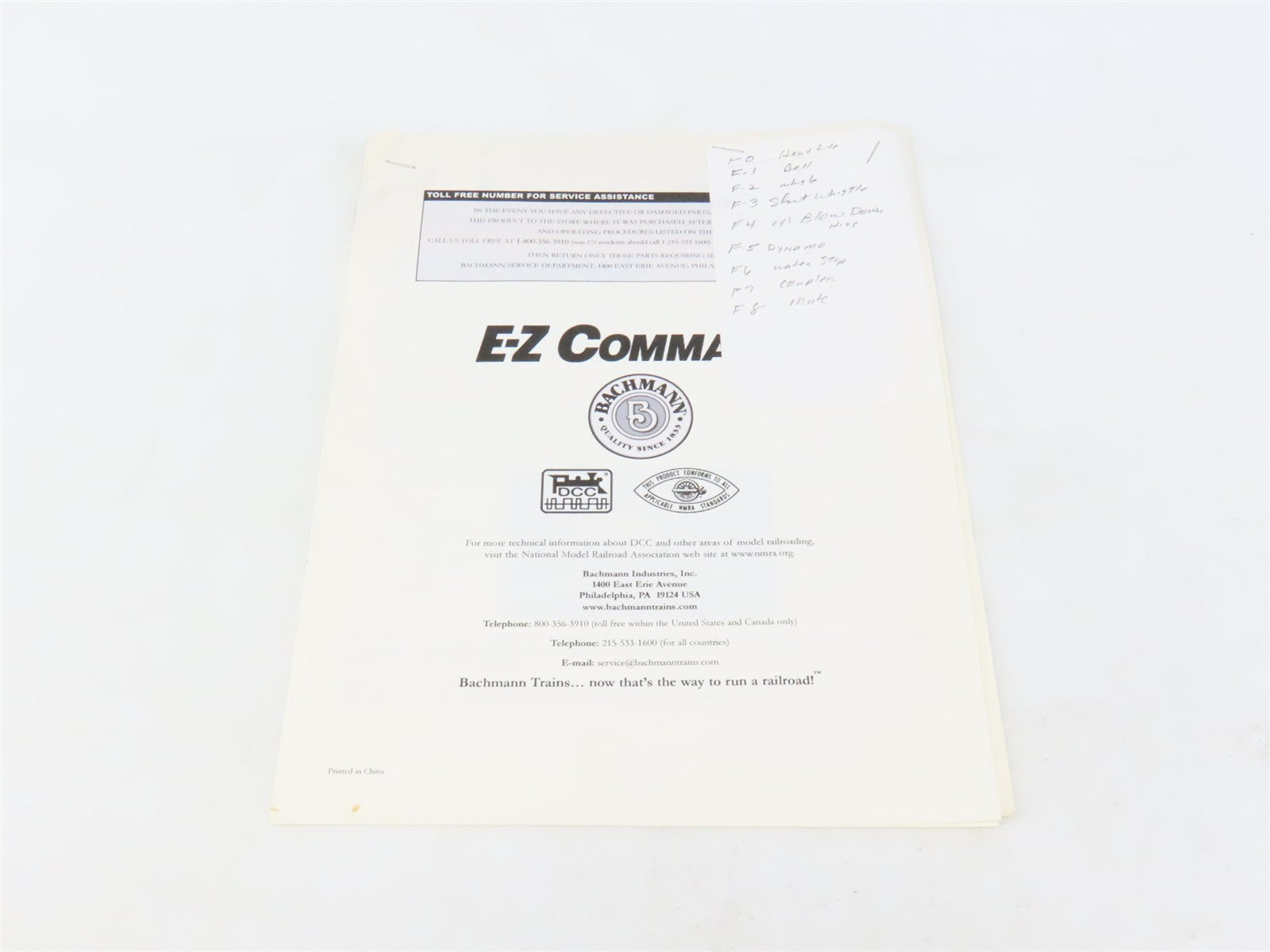 Bachmann 44902 E-Z Command Digital Control System