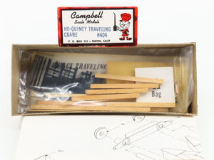 HO 1/87 Scale Campbell Kit #404 Quincy Travelling Crane