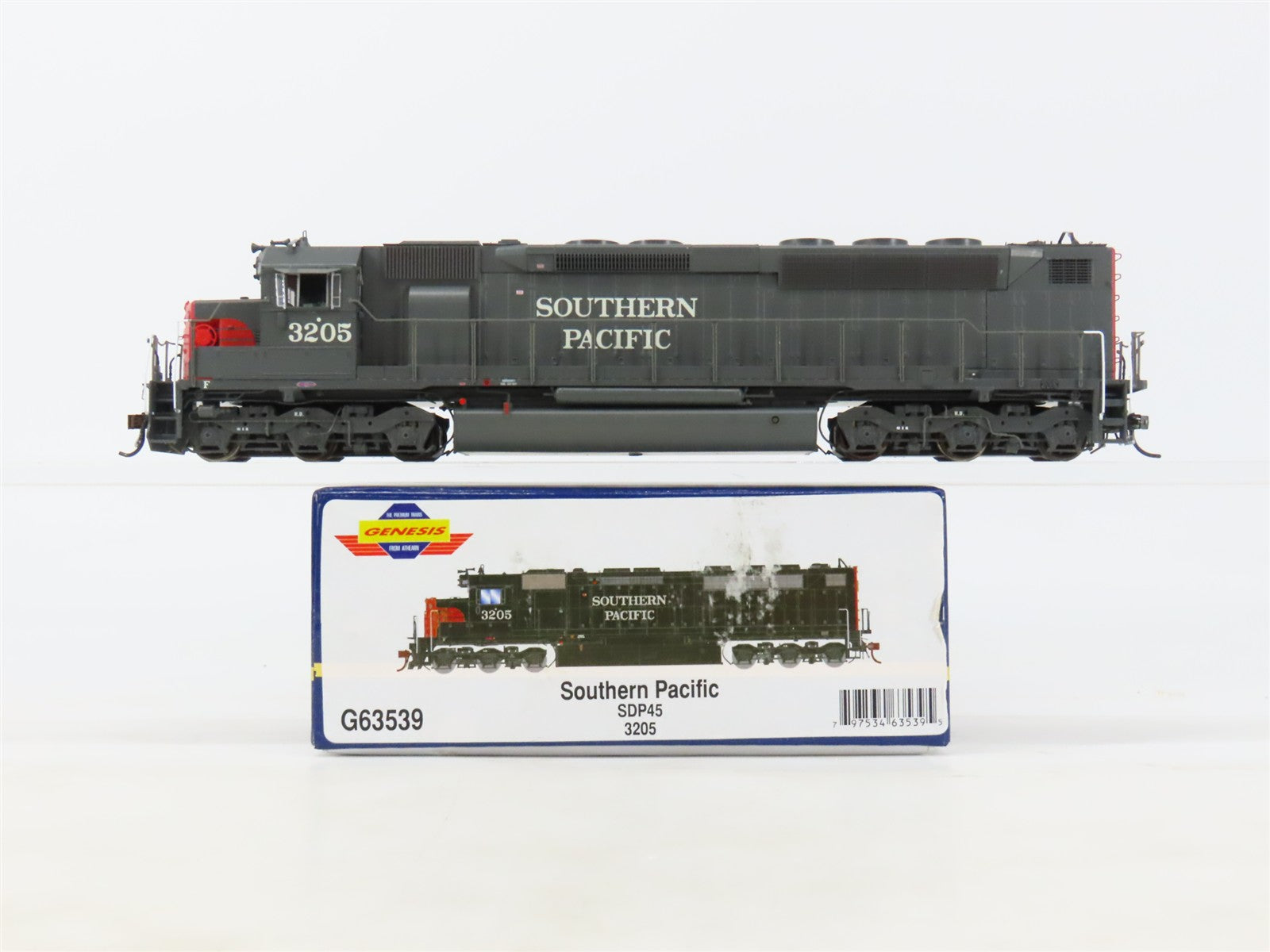 HO Athearn Genesis G63539 SP Southern Pacific SDP45 Diesel #3205 wDCC & Sound
