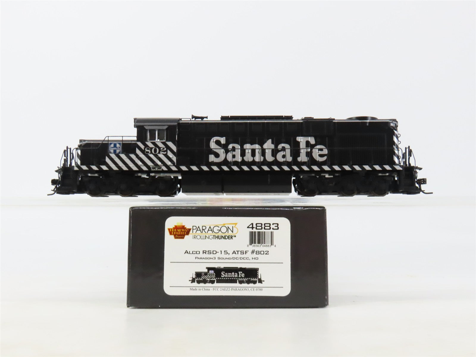 HO Scale Broadway Limited BLI 4883 ATSF Santa Fe RSD-15 Diesel #802 wDCC & Sound