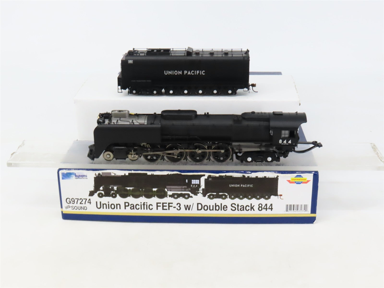 HO Scale Athearn Genesis G97274 UP Union Pacific 4-8-4 Steam #844 wDCC & Sound