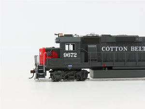 HO Scale Athearn ATH1146 SSW Cotton Belt GP60 Diesel Loco #9672 wDCC & Sound