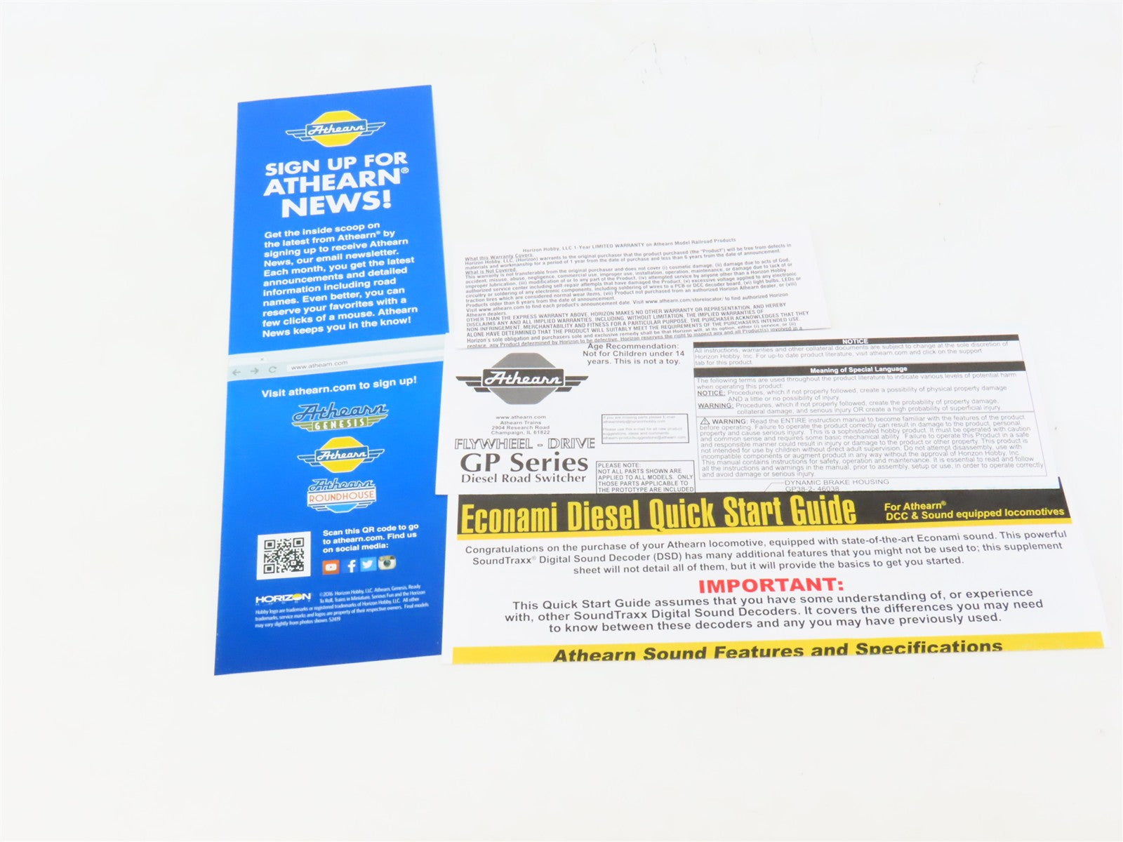 HO Scale Athearn ATH1146 SSW Cotton Belt GP60 Diesel Loco #9672 wDCC & Sound