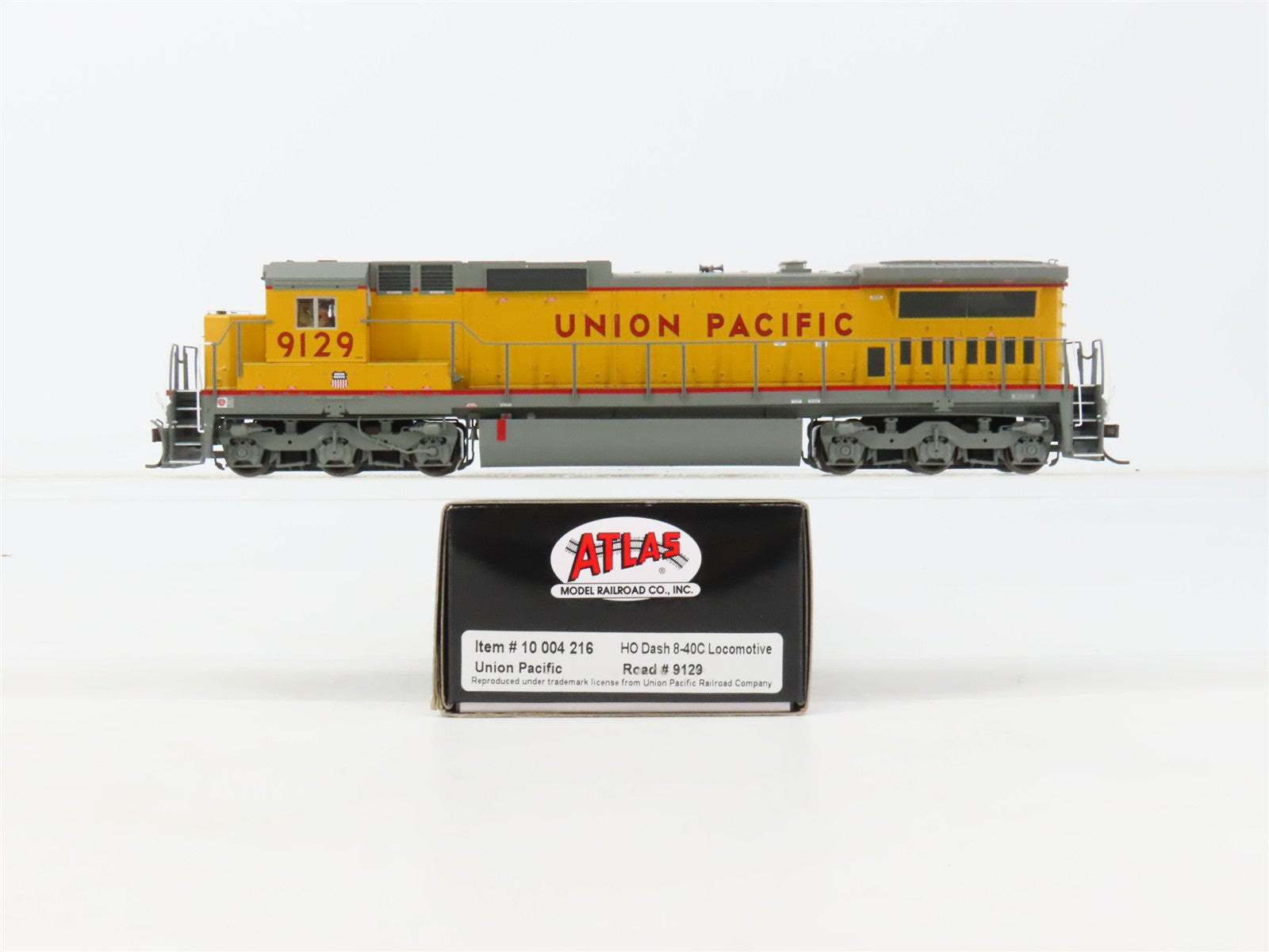 HO Scale Atlas 10004216 UP Union Pacific Dash 8-40C Diesel #9129 wDCC & Sound