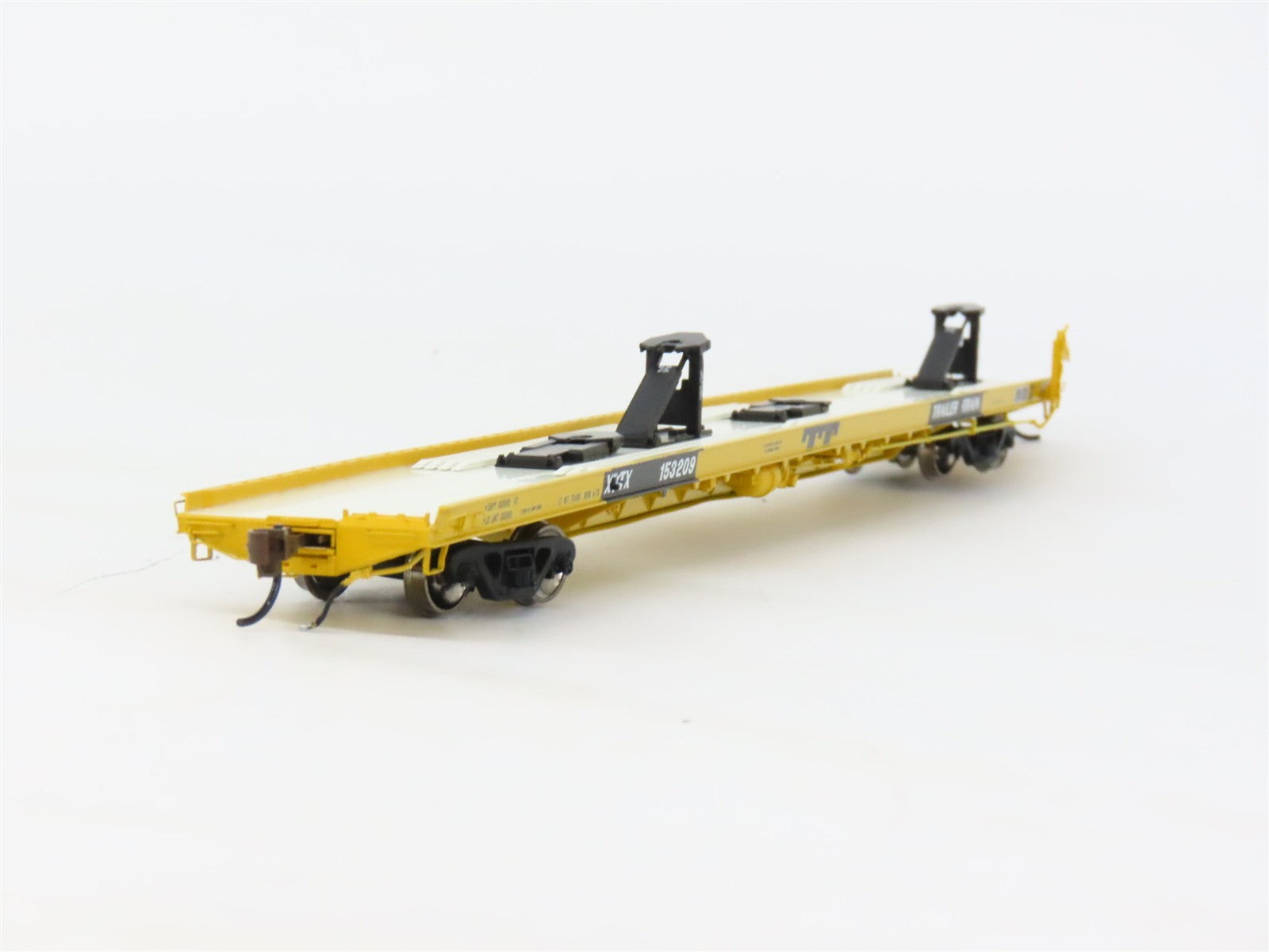 HO Scale Athearn ATHG69992 XTTX Trailer Train F89F 89' Flatcar #153209