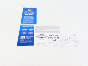 HO Scale Athearn ATHG69992 XTTX Trailer Train F89F 89' Flatcar #153209