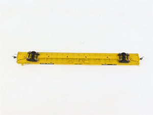 HO Scale Athearn ATHG69992 XTTX Trailer Train F89F 89' Flatcar #154122 wTrailer