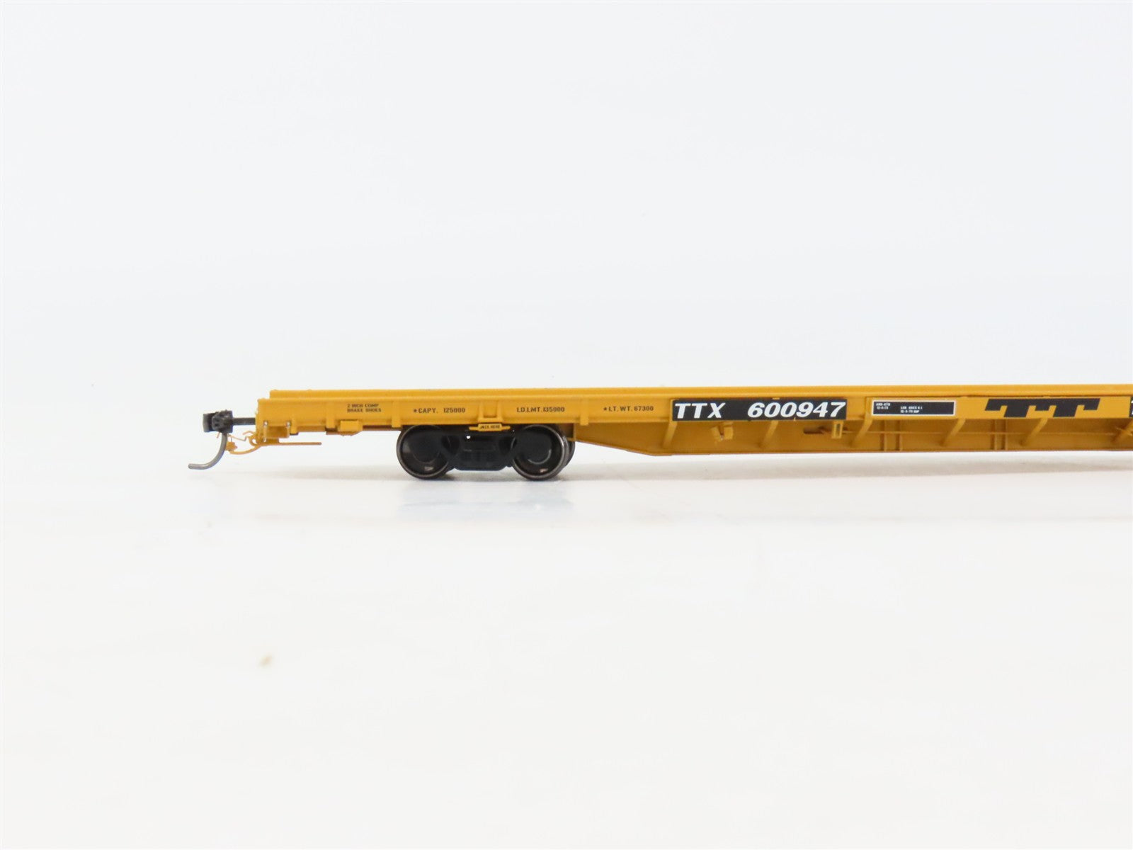 HO Scale Atlas 20006120 RTTX Trailer Train F89J Flatcar #600947