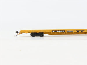 HO Scale Atlas 20006120 RTTX Trailer Train F89J Flatcar #600947