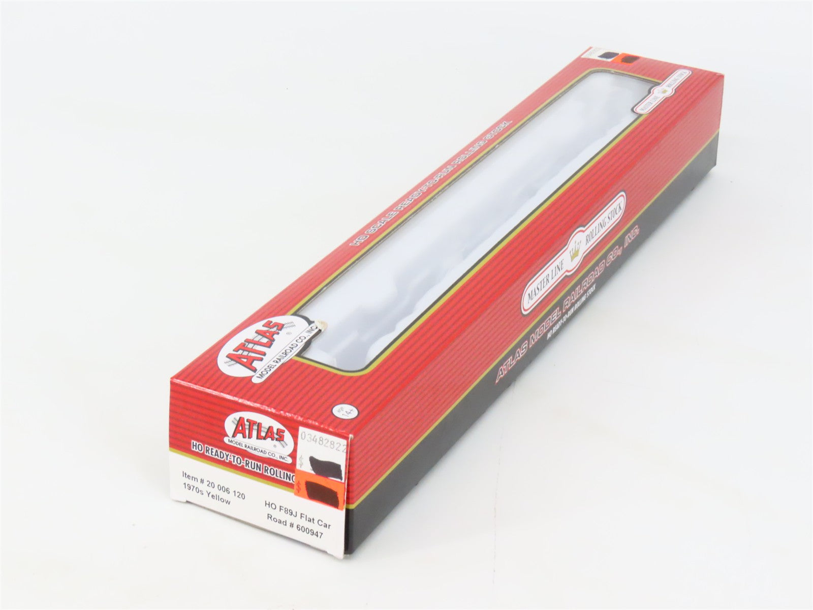 HO Scale Atlas 20006120 RTTX Trailer Train F89J Flatcar #600947