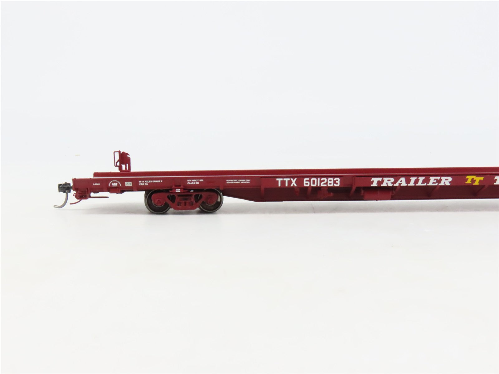 HO Scale Atlas 20006127 TTX Trailer Train F89J Flatcar #601283