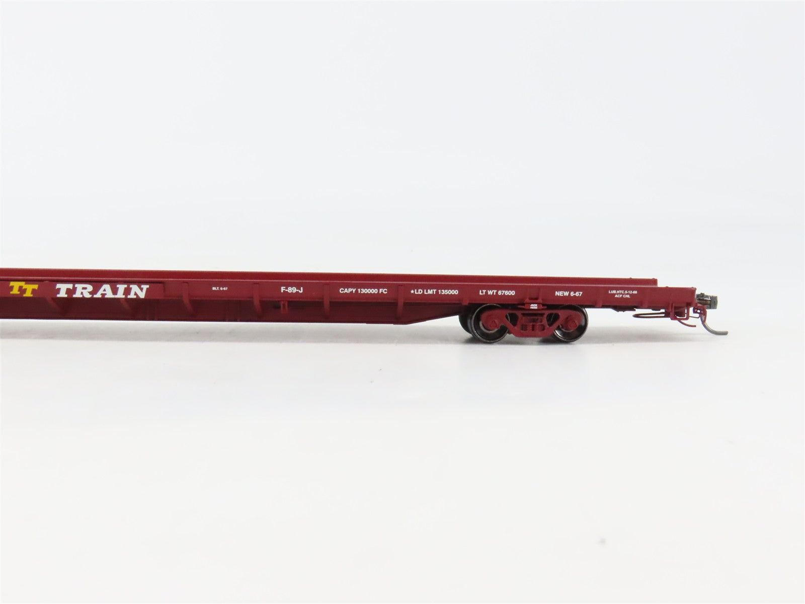 HO Scale Atlas 20006127 TTX Trailer Train F89J Flatcar #601283