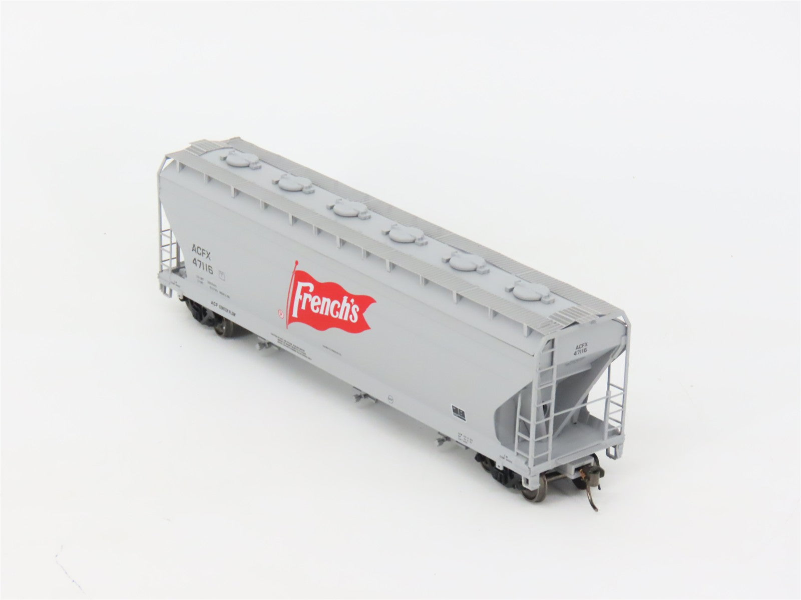 HO Scale Intermountain 47085-11 ACFX French's 3-Bay Covered Hopper #47116