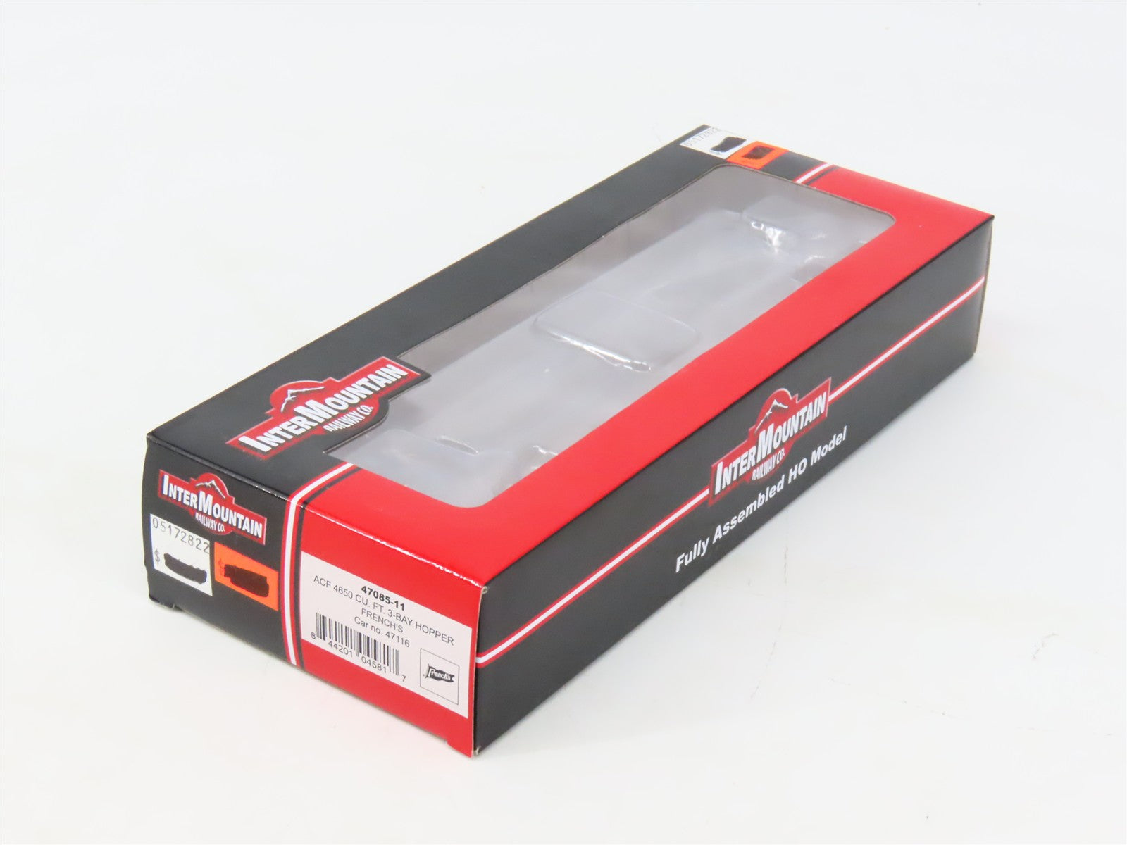 HO Scale Intermountain 47085-11 ACFX French's 3-Bay Covered Hopper #47116