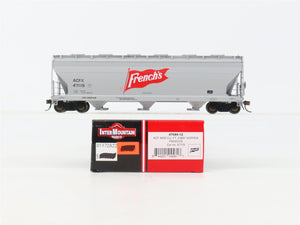 HO Scale Intermountain 47085-12 ACFX French's 3-Bay Covered Hopper #47119