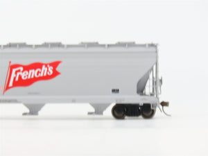 HO Scale Intermountain 47085-12 ACFX French's 3-Bay Covered Hopper #47119