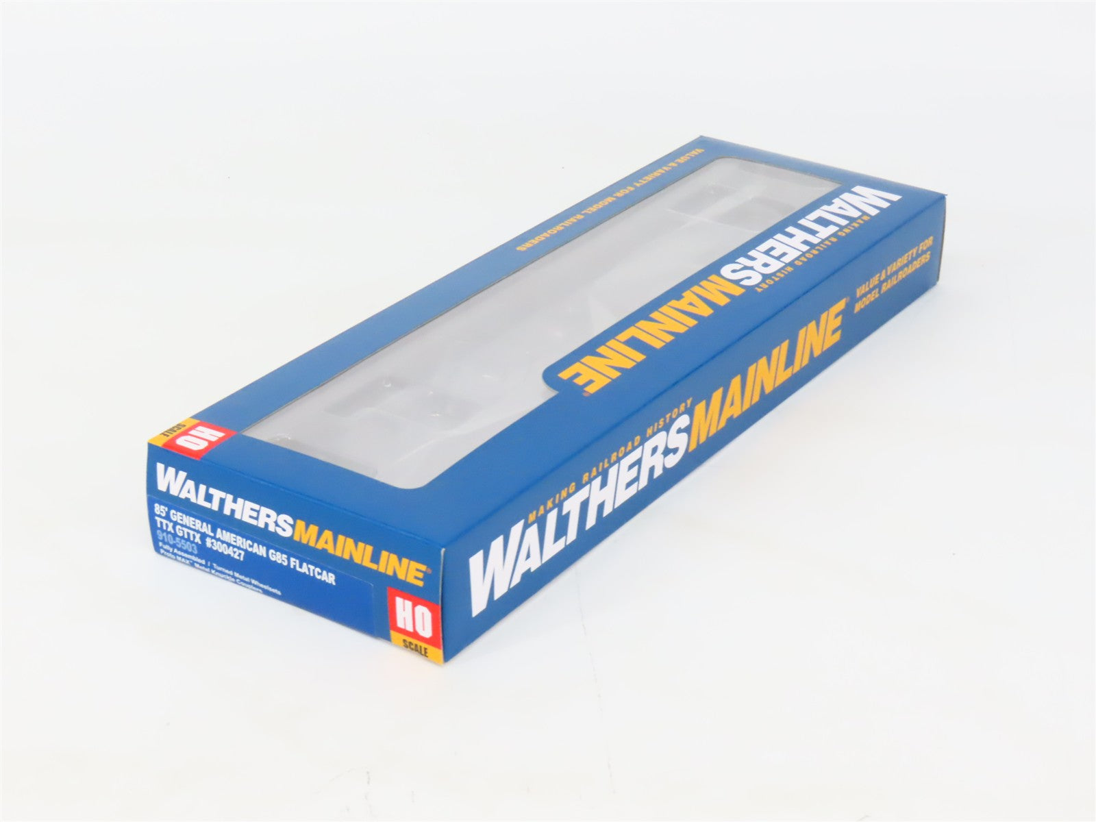 HO Scale Walthers 910-5503 GTTX General American G85 Flatcar #300427