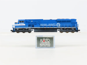 N Scale Kato 176-5502 CR Conrail SD80MAC Diesel Locomotive #4123 Weathered
