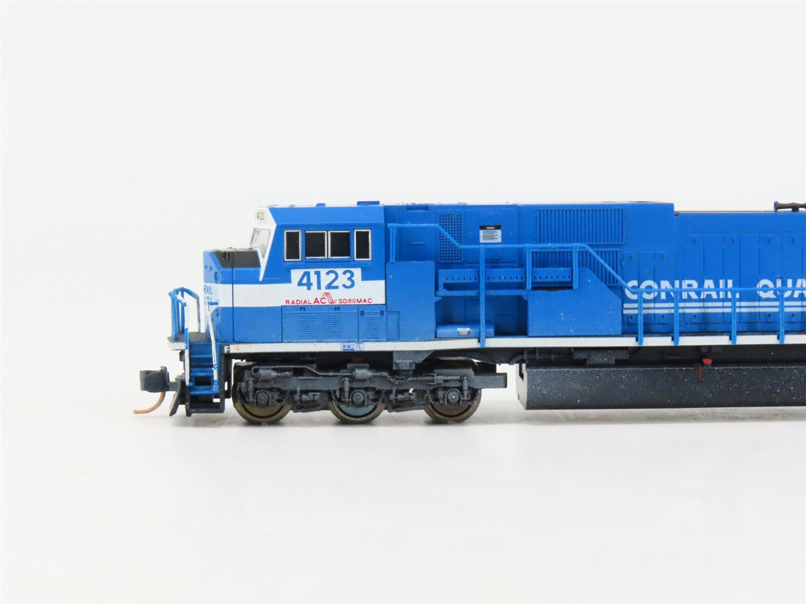 N Scale Kato 176-5502 CR Conrail SD80MAC Diesel Locomotive #4123 Weathered