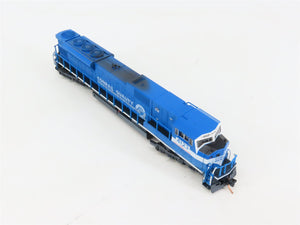 N Scale Kato 176-5502 CR Conrail SD80MAC Diesel Locomotive #4123 Weathered