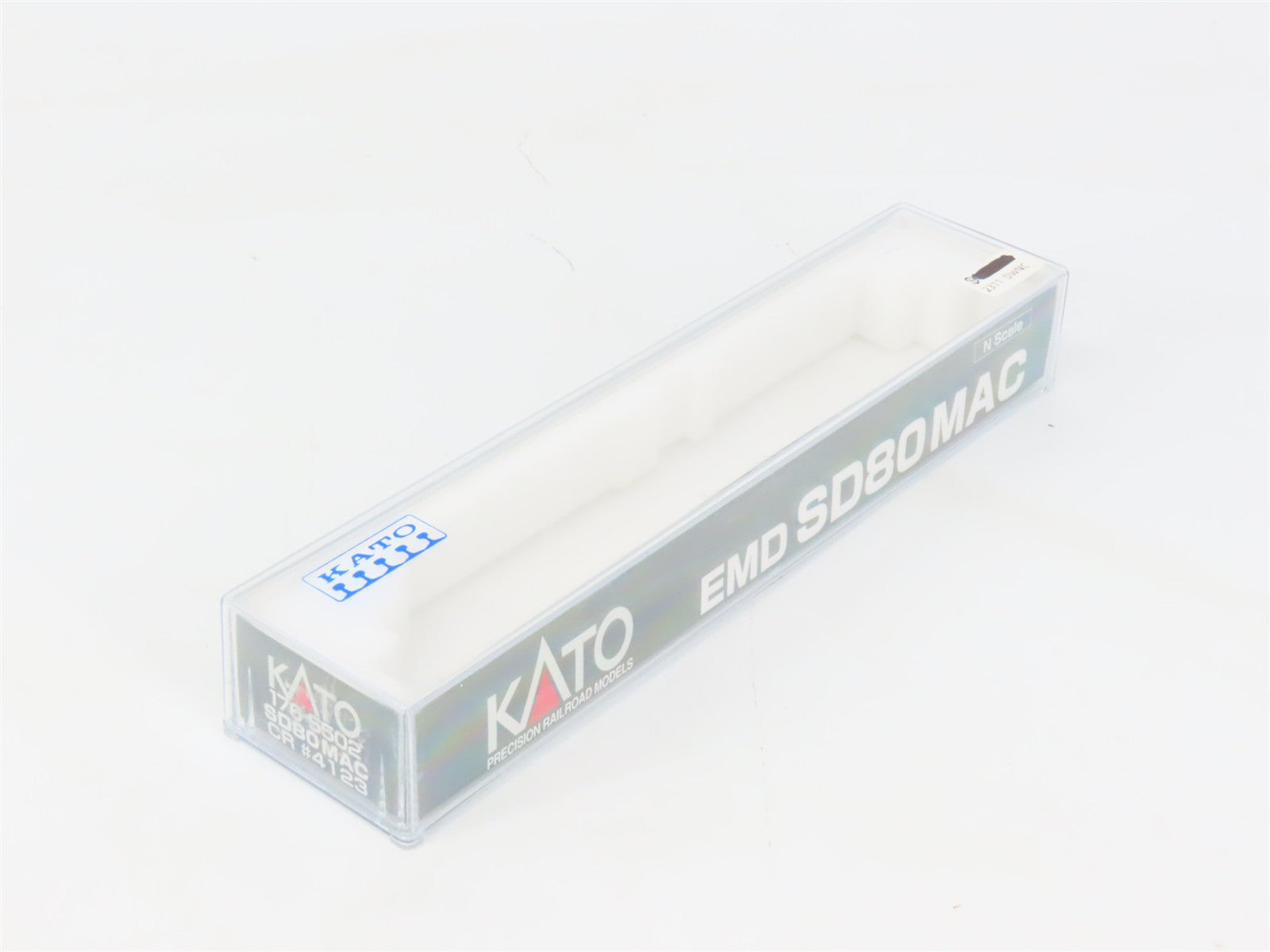 N Scale Kato 176-5502 CR Conrail SD80MAC Diesel Locomotive #4123 Weathered