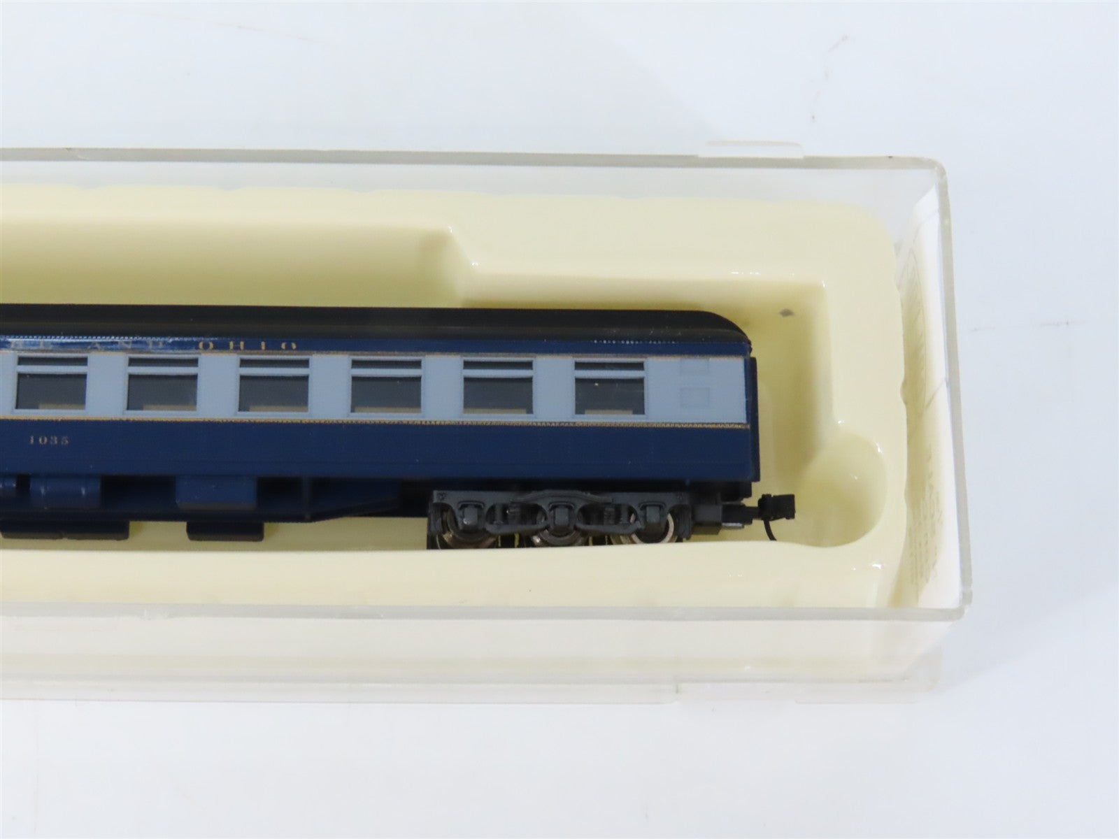 N Scale Con-Cor 0003-05221C B&O Baltimore & Ohio HW Diner Passenger Car No#