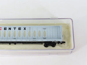 N Scale Red Caboose RN-16629-7 TCAX Centex Centerbeam Flatcar #700061