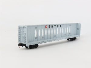 N Scale Red Caboose RN-16629-7 TCAX Centex Centerbeam Flatcar #700061