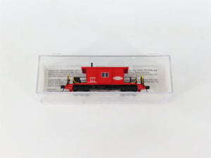 N Scale Bluford 21081 ITC Illinois Terminal Short Body Bay Window Caboose #804