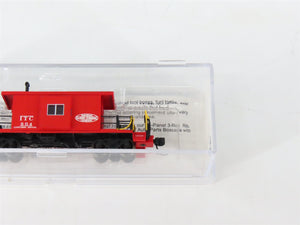 N Scale Bluford 21081 ITC Illinois Terminal Short Body Bay Window Caboose #804