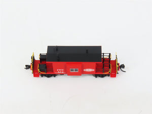 N Scale Bluford 21081 ITC Illinois Terminal Short Body Bay Window Caboose #804