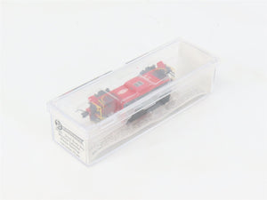 N Scale Bluford 21081 ITC Illinois Terminal Short Body Bay Window Caboose #804