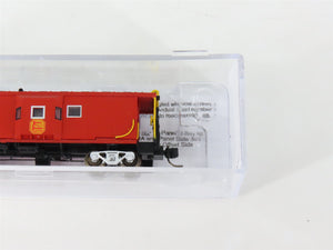 N Scale Bluford 41181 KCS Kansas City Southern Bay Window Caboose #300