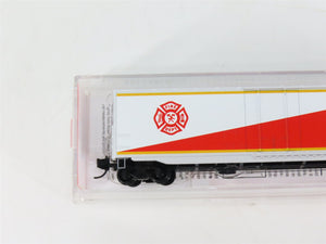 N Scale Micro-Trains MTL NSE 21-01 USFR Fire Fighters 50' Boxcar #2
